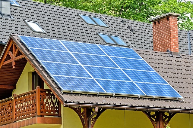 Solar Panels on Roof